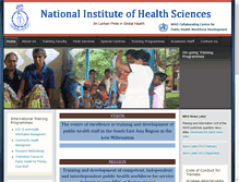 Tablet Screenshot of nihs.gov.lk